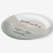 Assiettes En Carton Montagne aquarelle boho (Angle)