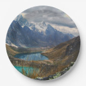 Assiettes En Carton Montagnes alpines pittoresques photo (Devant)