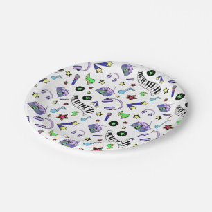 Assiettes En Carton Montez la musique