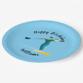 Assiettes En Carton Montez le pédalo (Angle)