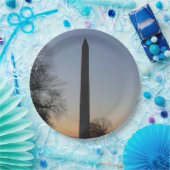 Assiettes En Carton Monument de Washington au coucher du soleil (Fête)
