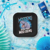 Assiettes En Carton MOO DENG Hippo Ride Le MOO DENG (Fête)