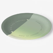 Assiettes En Carton Mood Gradient Mariage Spring Meadow ID741 (Angle)