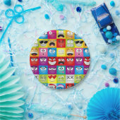 Assiettes En Carton Moods and Emoticons (Fête)