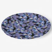 Assiettes En Carton moody iris (Angle)