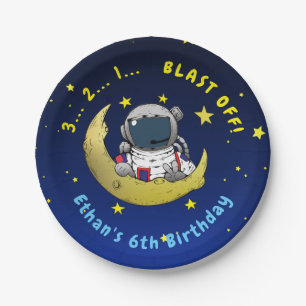 Assiettes En Carton Moon Adventure