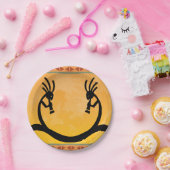 Assiettes En Carton Moon Sud-Ouest Kokopelli (Fête)