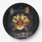 Assiettes En Carton MoonCat (Devant)