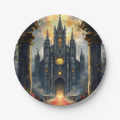 Assiettes En Carton Moonlit Aisle of Eternal Vows –Gothic Wedding Gate (Devant)