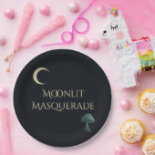 Assiettes En Carton Moonlit Masquerade Elegant Halloween (Fête)