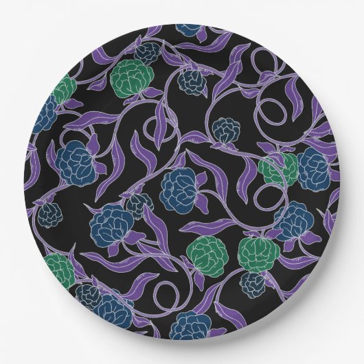 Assiettes En Carton Moonlit Vine - Mysticool Collection (Devant)