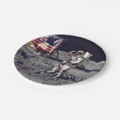 Assiettes En Carton Moonwalk Apollo 17 (Angle)