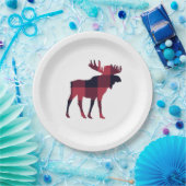 Assiettes En Carton Moose Buffalo Vérifier la nature sauvage (Fête)