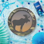 Assiettes En Carton Moose et Camo (Fête)