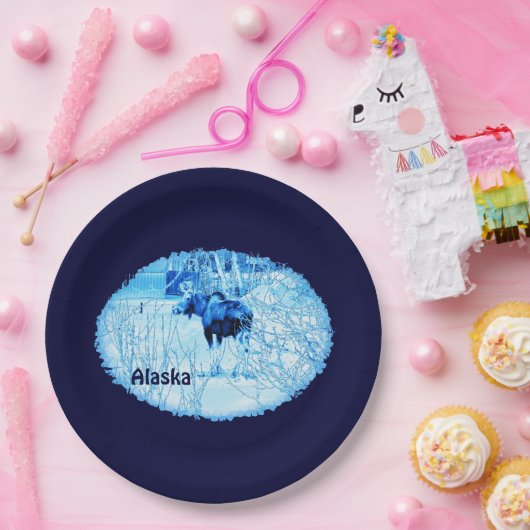 Assiettes En Carton Moose urbaine (Fête)