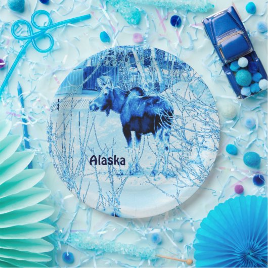 Assiettes En Carton Moose urbaine (Fête)