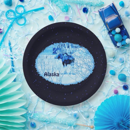 Assiettes En Carton Moose urbaine (Fête)