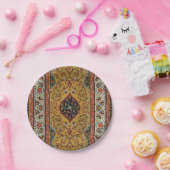 Assiettes En Carton Moquette Perse antique Design élégant (Fête)