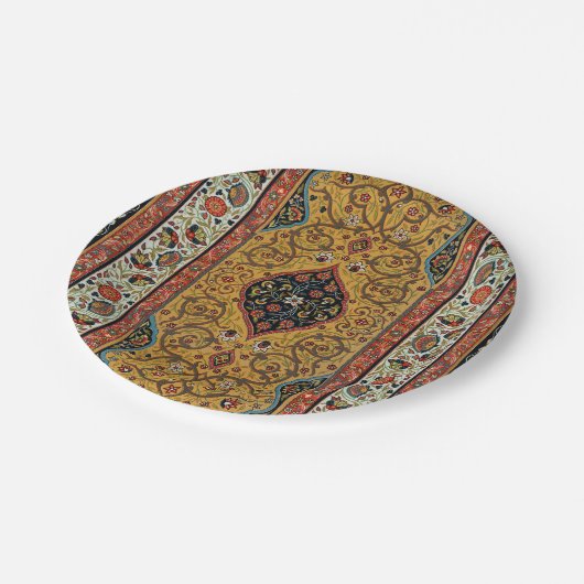 Assiettes En Carton Moquette Perse antique Design élégant (Angle)