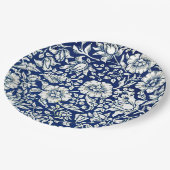 Assiettes En Carton Morris - Blue Mallow, motif populaire (Angle)