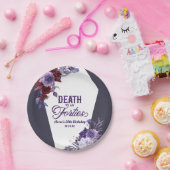 Assiettes En Carton Mort à mes quarante Floral 50e Anniversaire (Fête)