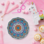 Assiettes En Carton mosaïque andalouse (Fête)