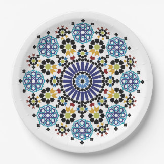Assiettes En Carton Mosaïque Marocain ! Zellige Marocain
