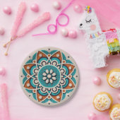 Assiettes En Carton mosaïques andalouses (Fête)