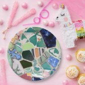 Assiettes En Carton Mosaïques de Park Guell (Fête)