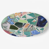 Assiettes En Carton Mosaïques de Park Guell (Angle)