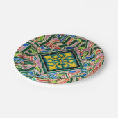 Assiettes En Carton Mosaïques de Park Guell (Angle)