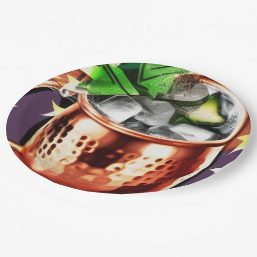 Assiettes En Carton Moscou Mule (Angle)