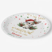 Assiettes En Carton Most wonderful time christmas birthday (Angle)