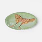 Assiettes En Carton Moth soie africaine (Angle)