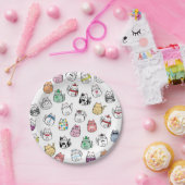 Assiettes En Carton Motif (Fête)