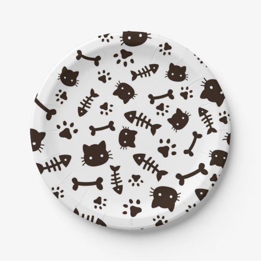 Assiettes En Carton Motif (Devant)
