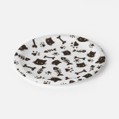 Assiettes En Carton Motif (Angle)