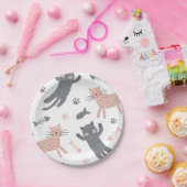 Assiettes En Carton Motif (Fête)