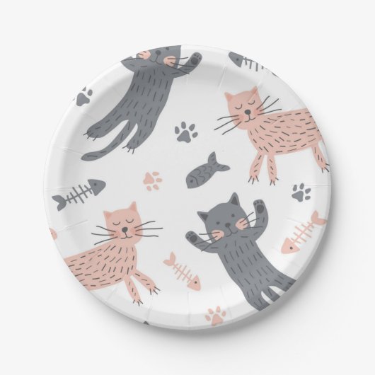 Assiettes En Carton Motif (Devant)