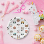 Assiettes En Carton Motif (Fête)