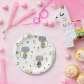 Assiettes En Carton Motif (Fête)