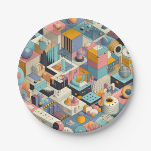 ASSIETTES EN CARTON MOTIF 5