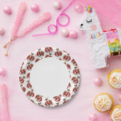 Assiettes En Carton Motif à la grenade (Fête)