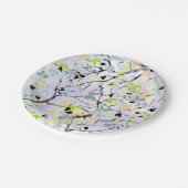 Assiettes En Carton motif Abstrait (Angle)