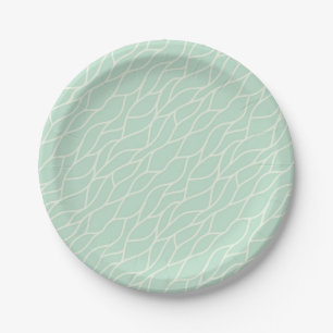 Assiettes En Carton Motif abstrait