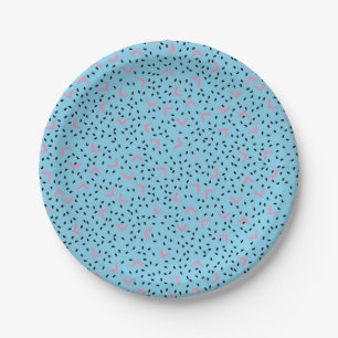 Assiettes En Carton motif Abstrait