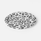 Assiettes En Carton Motif animal Empreinte de léopard (Angle)