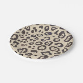 Assiettes En Carton Motif animal Empreinte de léopard (Angle)