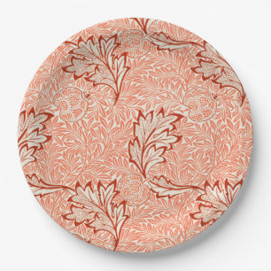 Assiettes En Carton Motif Apple (par William Morris)