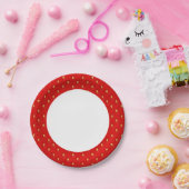 Assiettes En Carton Motif aux fraises (Fête)